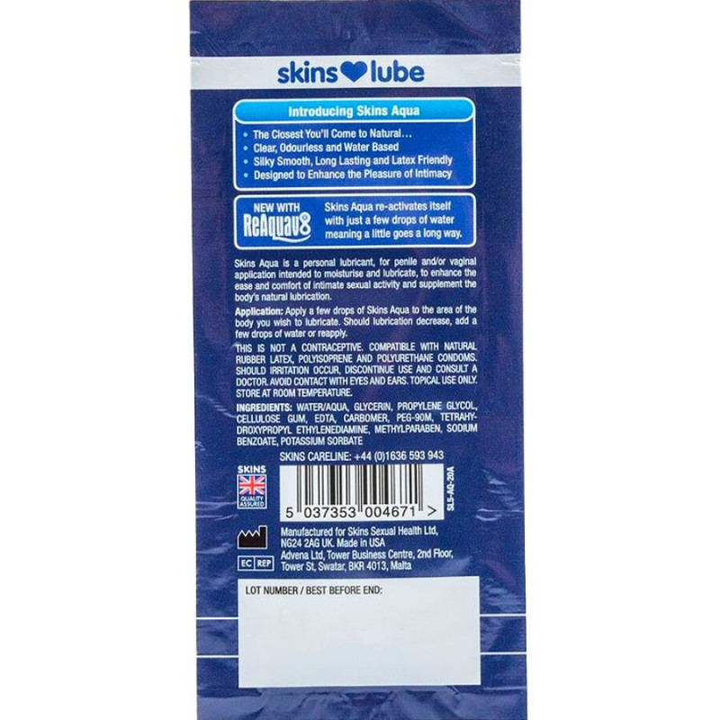 Lubricante Base Agua Monodosis 5 ml