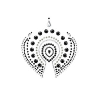 Bijoux Adhésifs Flamboyant Argent Noir