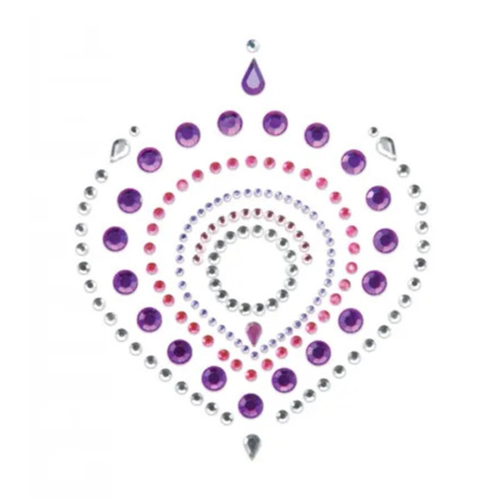 Adhésif bijoux Flamboyant violet rose