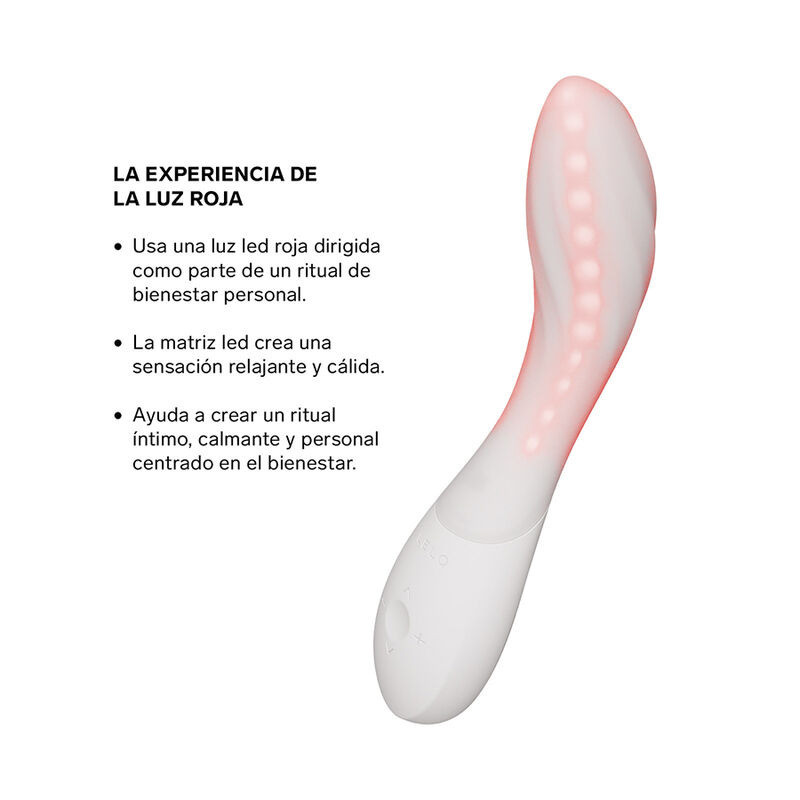 Lelo Mona Spectra masseur intime à lumière rouge