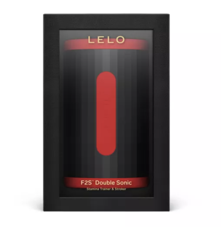 Lelo F2S Double Sonic Masturbateur sonique rouge
