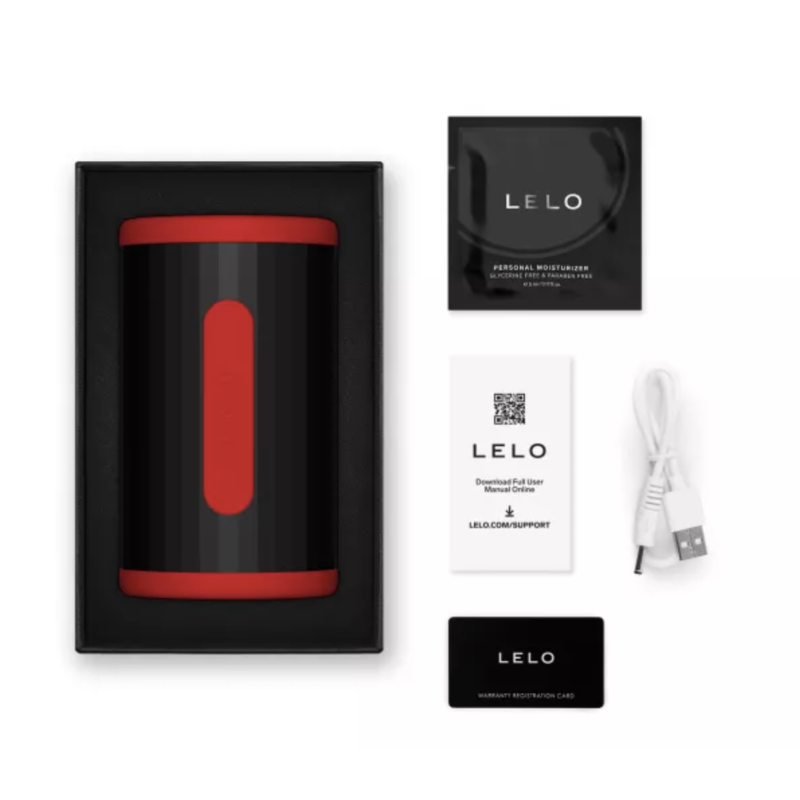 Lelo F2S Double Sonic Masturbateur sonique rouge