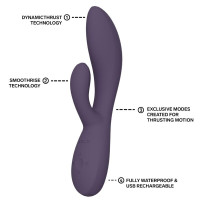 Lelo Ina Thrust vibromasseur rabbit à va-et-vient violet
