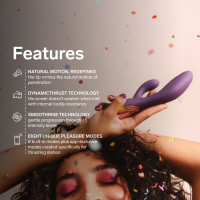 Lelo Ina Thrust vibromasseur rabbit à va-et-vient violet