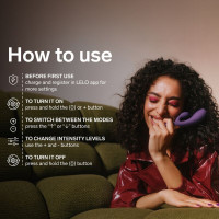 Lelo Ina Thrust vibromasseur rabbit à va-et-vient violet