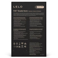 Lelo F2S Double Sonic masturbateur bleu-vert