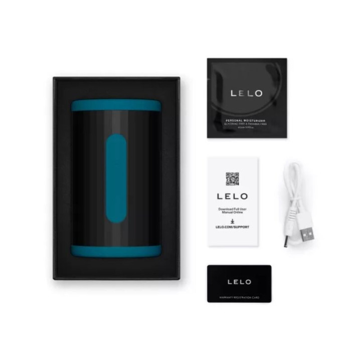 Lelo F2S Double Sonic masturbateur bleu-vert