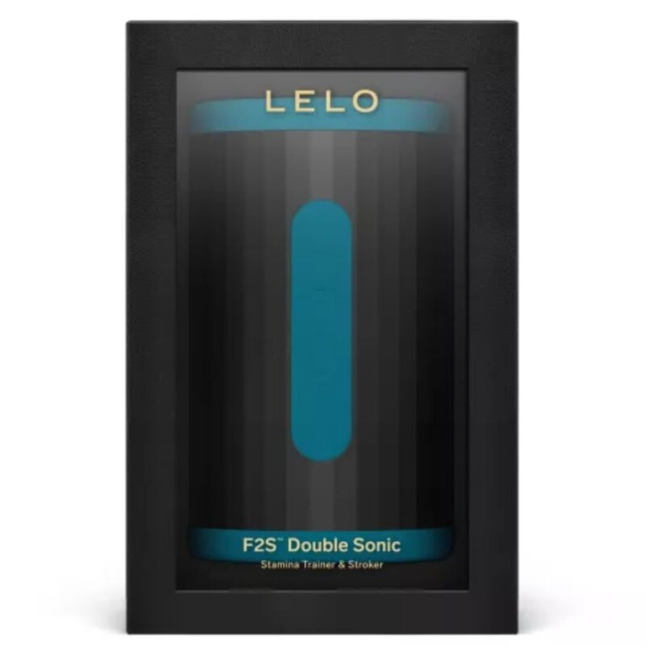 Lelo F2S Double Sonic masturbateur bleu-vert