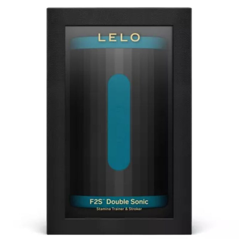 Lelo F2S Double Sonic masturbateur bleu-vert