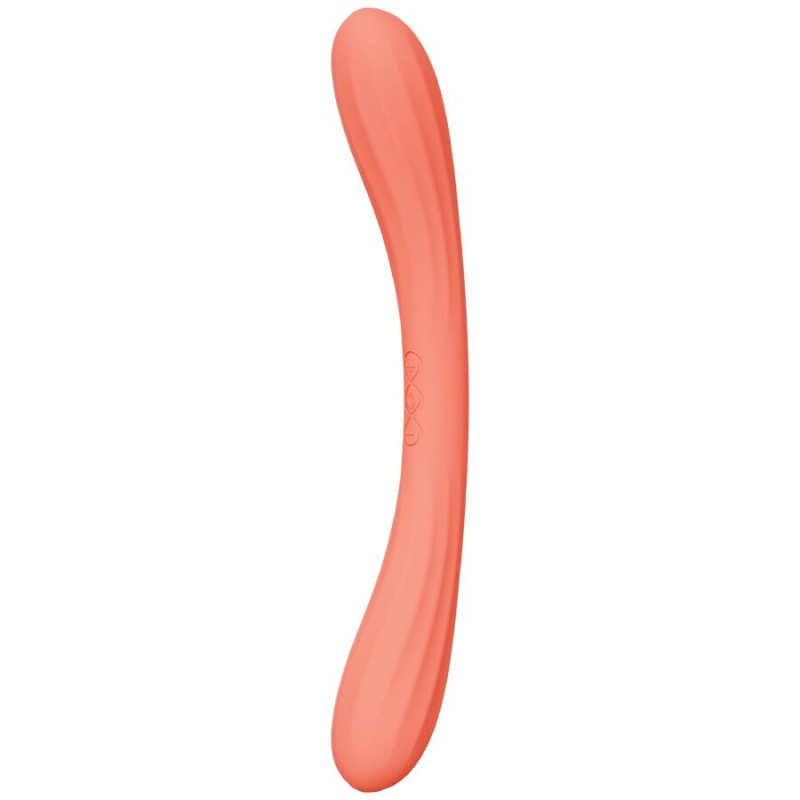 Lelo Boomerang vibromasseur double extrémité corail