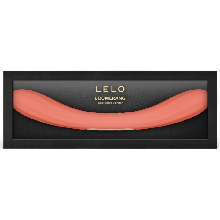 Lelo Boomerang vibromasseur double extrémité corail
