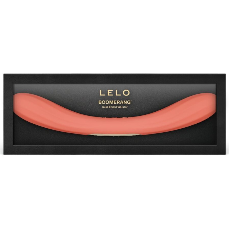 Lelo Boomerang vibromasseur double extrémité corail