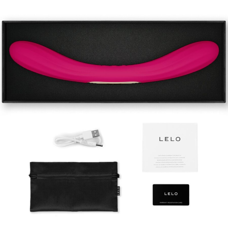 Lelo Boomerang Vibromasseur Double Embout Cerise