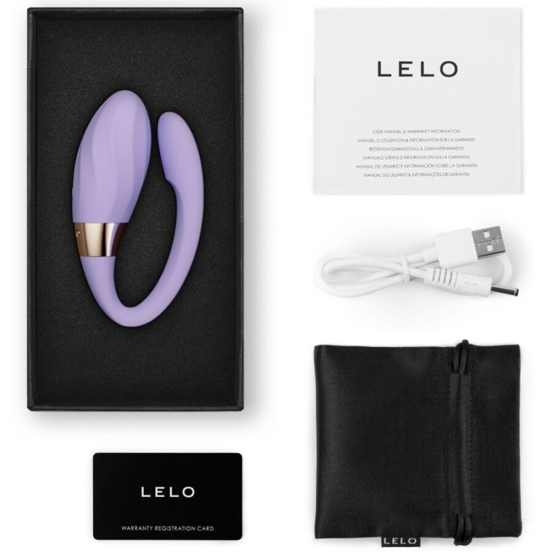 Lelo Tiani Twist Vibromasseur pour couples Lavande