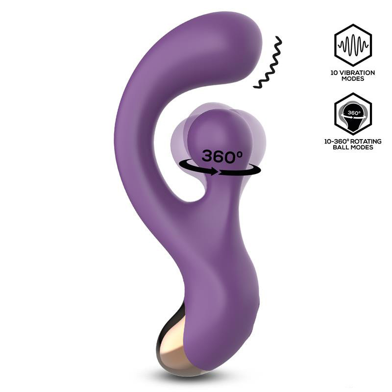 Rolyx Vibromasseur avancé avec boule rotative à 360°