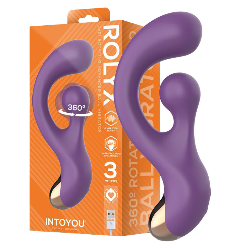 Rolyx Vibromasseur avancé avec boule rotative à 360°