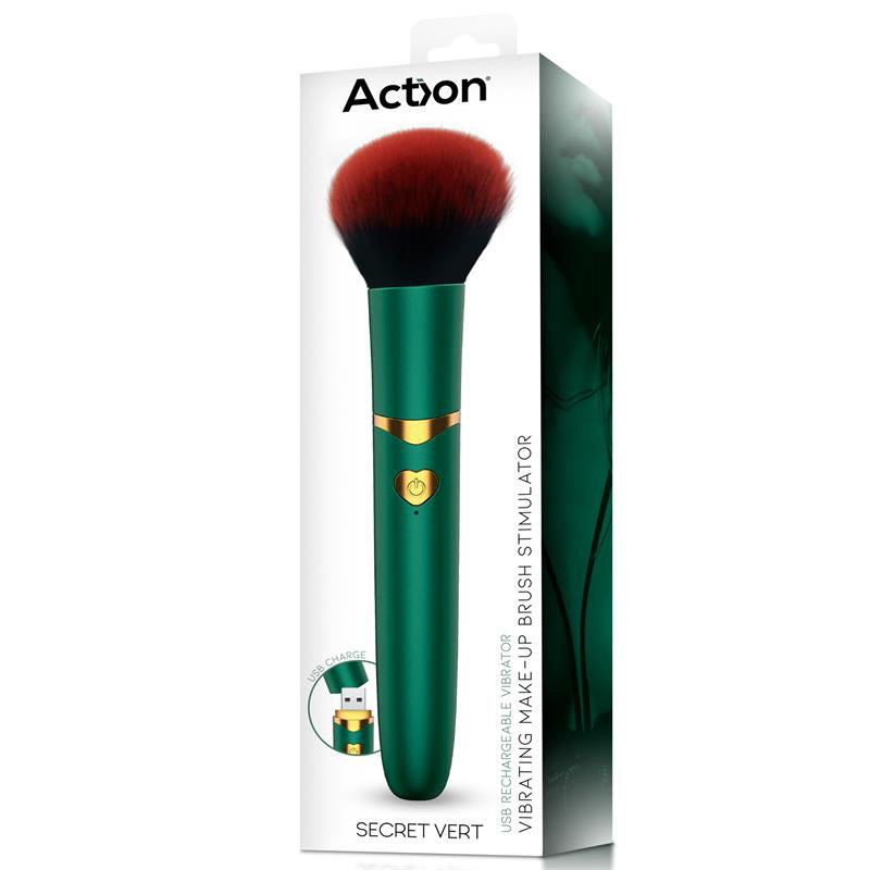Secret Vert Stimulateur pinceau de maquillage vert