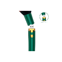 Secret Vert Stimulateur pinceau de maquillage vert