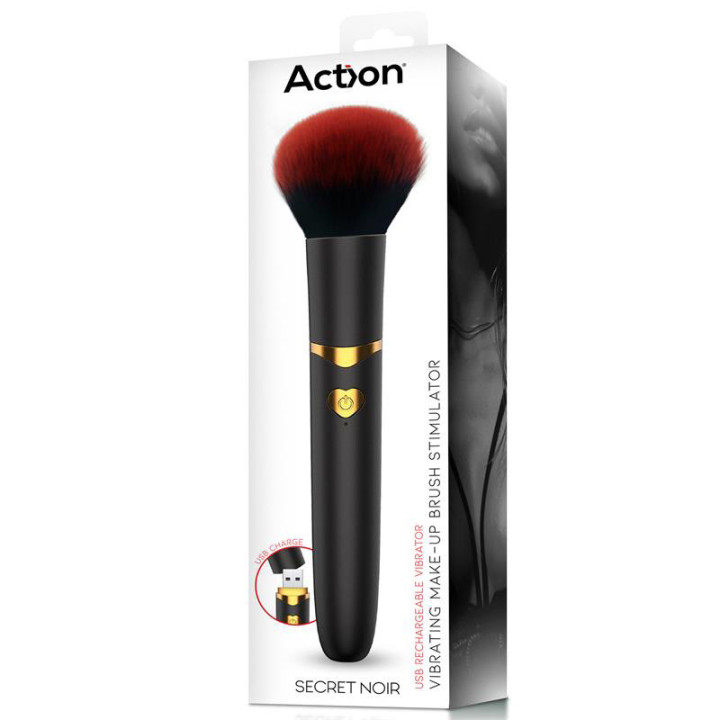 Secret Noir Stimulateur pinceau de maquillage noir