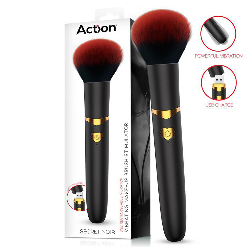 Secret Noir Stimulateur pinceau de maquillage noir