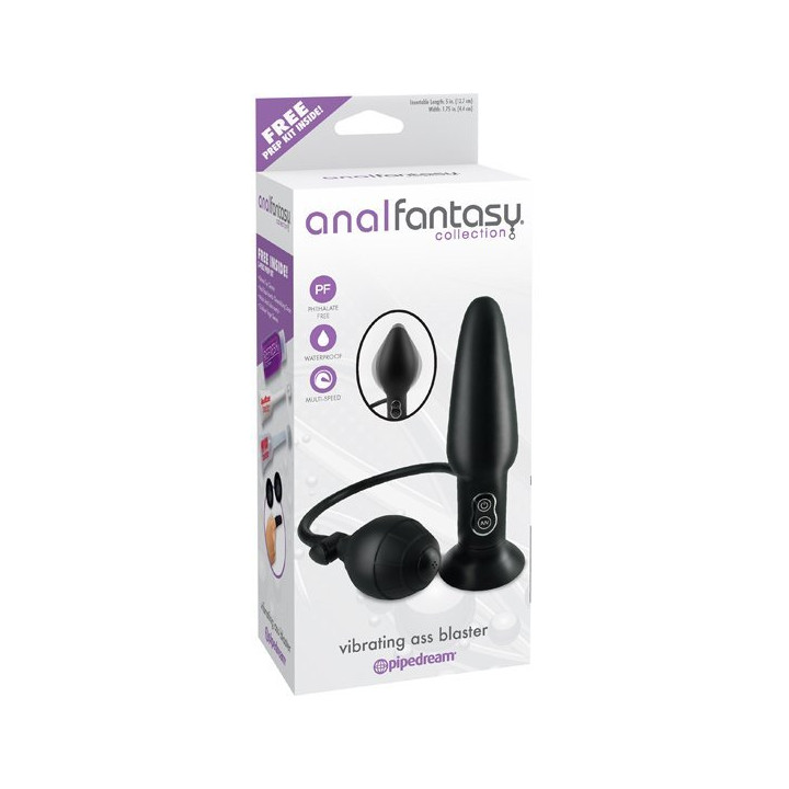 Plug Gonflable Vibromasseur Anal Fantasy