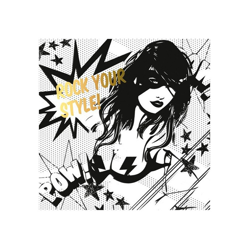Flash Corazón Negro Decoración Corporal