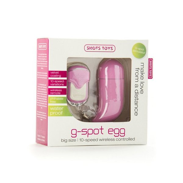 Vibromasseur Point G Grand Oeuf Rose