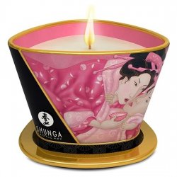 Rose bougie de massage aphrodisiaque Shunga