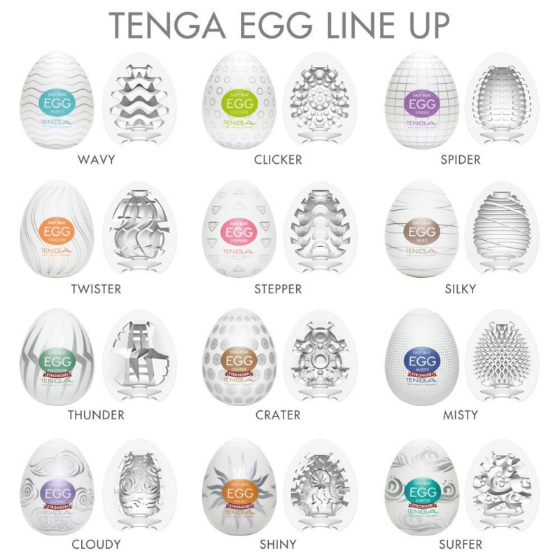 Pack 6 Oeufs Tenga Hard Boiled