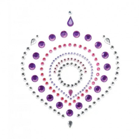 Adhésif bijoux Flamboyant violet rose