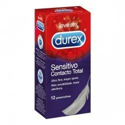 Contact sensible de Durex préservatifs Total 12 PCs