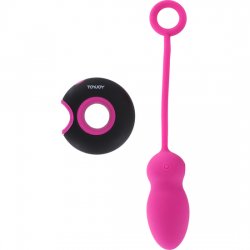 Boules de Nereus poisson télécommande oeuf avec 7 fonctions en rose et noir