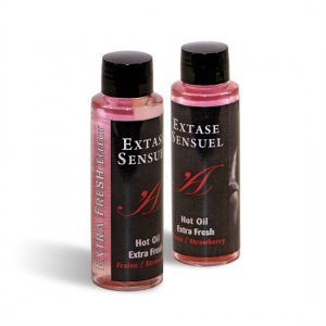 Huile de Massage Extase Sensuel Effet Extra Fresh Fraise