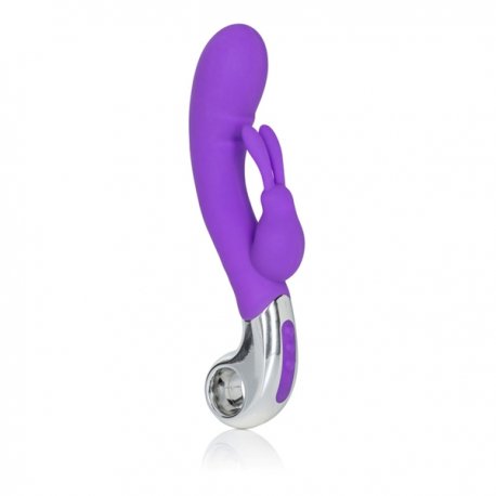 Embrace Wand Vibrador con Conejito Rampante Morado