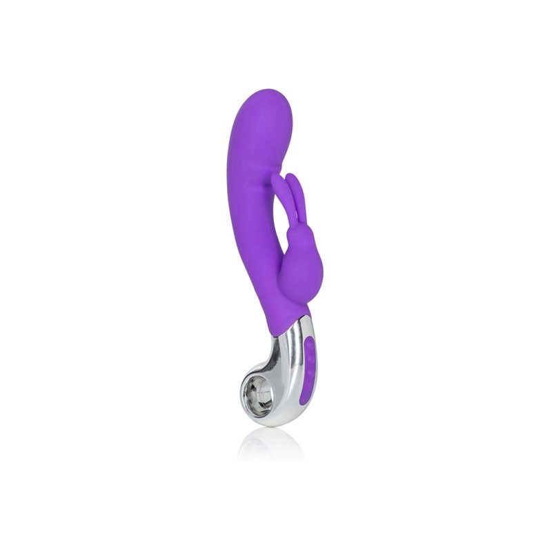 Embrace Wand Vibrador con Conejito Rampante Morado