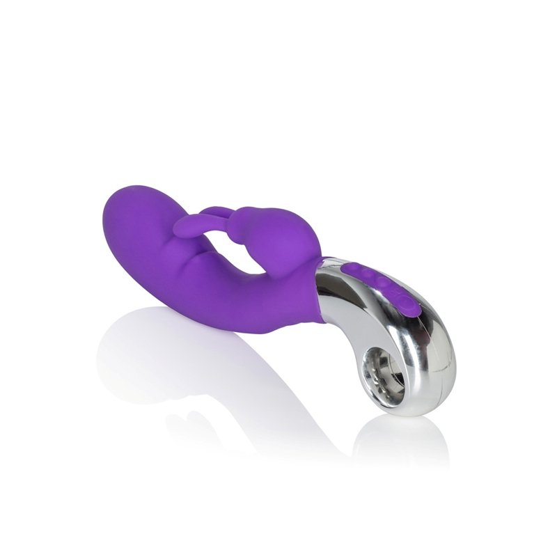 Embrace Wand Vibrador con Conejito Rampante Morado