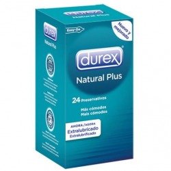 Préservatifs Durex Natural Plus 24 Uds