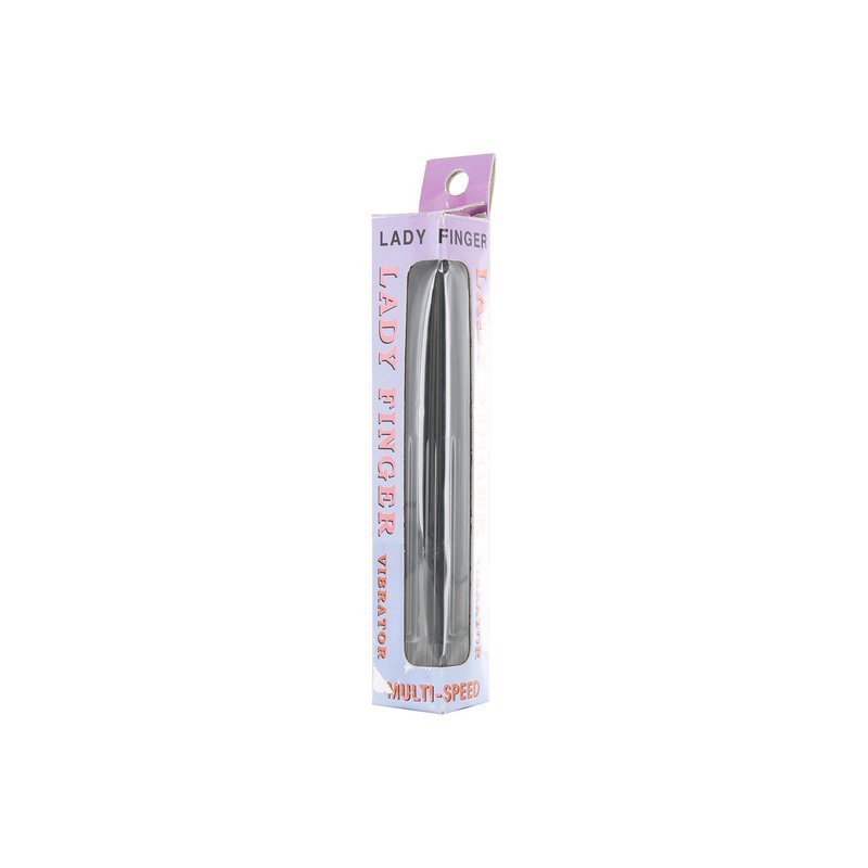 Ladyfinger Mini Vibrador 13 cm Negro