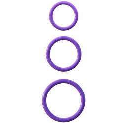 Anneaux de kit de silicone violet Fantasy C-Ringz