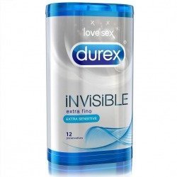 Durex Invisible Extra Fino 12 Uds