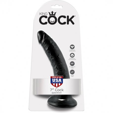 King Cock Consolador Pene Realístico 18 cm Negro