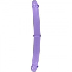 Double Pénis de 30 cm Violet