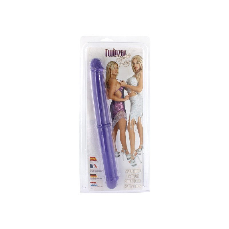 Doble Pene de 30 cm Morado