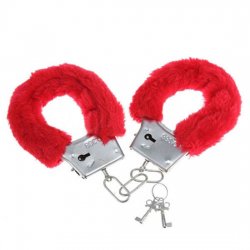 Esposas de Peluche Rojo