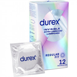 Durex Invisible Extra Fin Extra Lubrifié 12 Uts