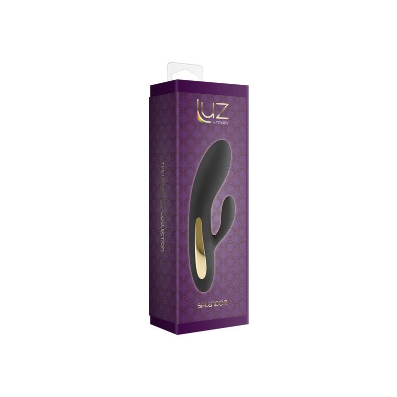 Splendor Conejito Vibrador Negro