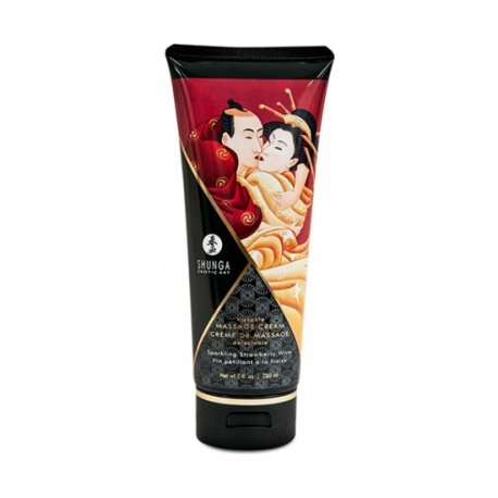 Shunga Crema Masaje Fresas con Cava 200 ml