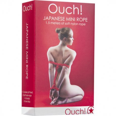 Cuerda Bondage Mini Japonesa Rojo