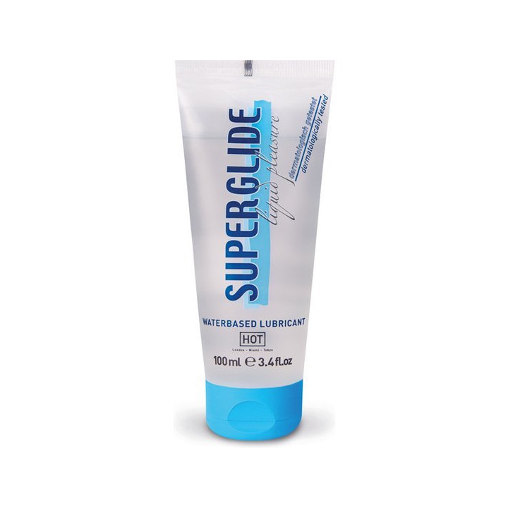 Hot Super Glide Lubrifiant Base Eau 100 ml