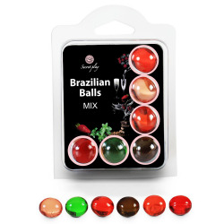 Brazilian Balls Mix Gel Intime Arôme Fruits